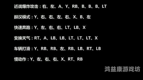 gta5秘籍大全 完整版游戏世界无限可能，GTA5秘籍大全完整版